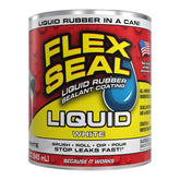 Flex Seal Liquid bottle being poured for quick waterproof sealing.