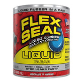 Flex Seal Liquid clear 32oz bottle pour creates a clear, watertight seal for surfaces.