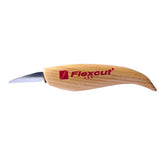 FLEXCUT KN13 detail knife blade for ultra-narrow cuts and fine detailing.