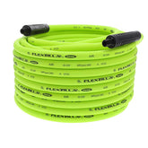 Flexzilla air hose extended view shows easy handling and flat lay.