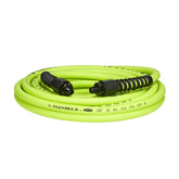 Flexzilla Pro air hose showing kink-free coiling for easy on-site setup