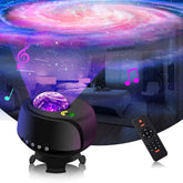 FLITI galaxy projector large coverage setup fills the room with immersive light