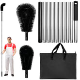 Flizubat 13ft gutter cleaner assembly enables adjustable reach from the ground for safe cleaning
