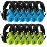 Floriogra 12-pack kids earmuffs pack-shot, showing protection for loud events