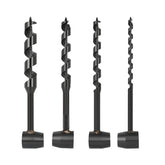 FLOWERTEEN hand auger kit for quick, clean wood holes in camping projects.