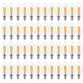 FLSNT 48-pack LED candelabra bulbs with 60W equivalent for chandeliers