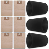 FLTARESA Stanley 4-5 gallon vacuum bags for easy debris containment