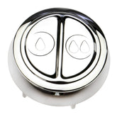 Fluidmaster 800P-001 chrome replacement button for Glacier Bay toilets improves look and function