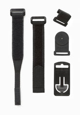 Fluke TPAK meter hanger magnet secures hands-free measurements on metal surfaces.