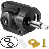 Fluronic 47080000 pressure balance cartridge front view improves shower temperature control and leak prevention.
