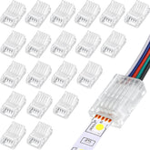 Flutesan 5-pin connector close-up showing secure copper contact for RGB connections