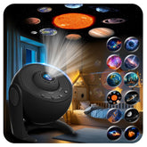 FlyLily Galaxy Projector fills walls with vivid starlight for immersive bedtime ambiance.