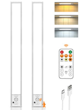 Flysein under-cabinet light with 160-LED array for clear kitchen task lighting