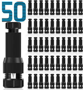 Fntek 50-pack low-voltage wire connector secures outdoor lighting connections.