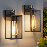FNYUSLET Dusk-to-Dawn front porch light for hands-free security illumination.
