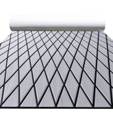 FOCEAN EVA boat flooring closeup of grey deck texture for non-slip marine use.