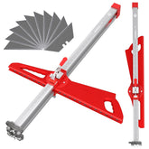 Foldable Drywall Cutter folded for easy transport and storage.
