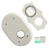 Folosem SP20285 horizontal vent termination kit seals 2-inch vents for clean exterior installation.
