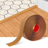 FONUNO floor transition strip woodgrain light brown enhances edge alignment and aesthetics.