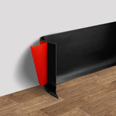 Fonuno vinyl wall base unrolled shows flexible edge protection for rooms