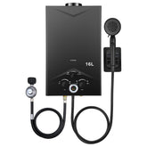 Forimo tankless water heater in an outdoor setup, portability for camping.