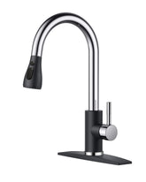 FORIOUS kitchen faucet arc spout demonstrates broad reach for easy filling