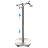 FORIOUS toilet-paper-holder-stand stainless steel for durable, rust-resistant bathroom organization