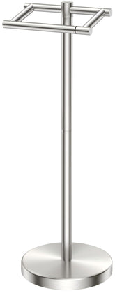 FORIOUS toilet paper holder wall-mount in stainless steel provides durable bathroom convenience.