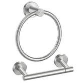 FORIOUS toilet paper holder wall mount with double post for secure roll changes