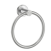 FORIOUS towel ring in SUS304 stainless steel on display; durable and modern for bathrooms.