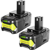 FORNERGY 18V two-pack battery set boosts runtime for Ryobi One+ tools