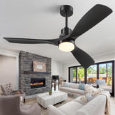 Forrovenco 60-inch ceiling fan with lights remote for patios and living spaces.