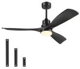 Forrovenco ceiling fan with light remote for unified climate control in living spaces