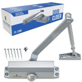 FORTSTRONG door closer silver packaging ready for installation