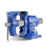 Forward DT08125A 5-Inch bench vise front view with sturdy ductile iron build.