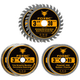 FOXBC 3-3/8 inch blade set for wood and plastic delivering smooth, fast cuts