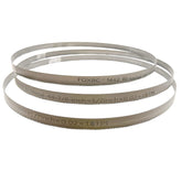 FOXBC 44-7/8-inch blades three-pack for durable, clean cuts on portable bandsaws.
