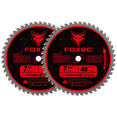 FOXBC 7-1/4 inch metal blade with 48 teeth for fast steel cuts