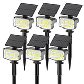 Fratink large solar spot lights front view for bright outdoor illumination.
