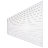 FRAYSCENT slatwall panel overview showing organized garage space and accessible tools
