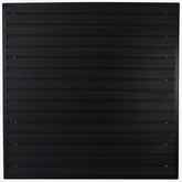 FRAYSCENT slatwall panel front view for organized garage storage and easy tool access.
