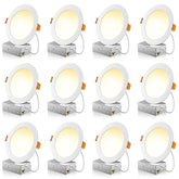FREELICHT 12-pack 6-inch downlight ready for quick ceiling retrofit and energy efficiency.