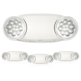 FREELICHT emergency lights 4-pack backplate installation for quick mounting.