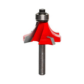 Freud 34-116 half-inch radius rounding over bit Quadra-Cut for precise edge rounding.