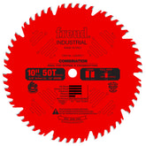 Freud LU84R011 10-inch combination blade cuts cleanly for ripping and crosscuts.