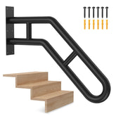 Frossvt wall-mount handrail with tilt design for secure outdoor stairs.