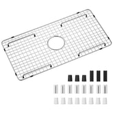 Frsmvati sink bottom grid with centered drain protecting your sink bottom