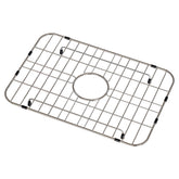 Frsmvati sink grid with centered drain protects the sink bottom.