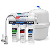 FS-TFC 5-Stage RO under-sink filtration system delivers clean tasting water