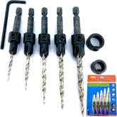 FTG USA countersink-bits-set for precise wood drilling and screw seating.
